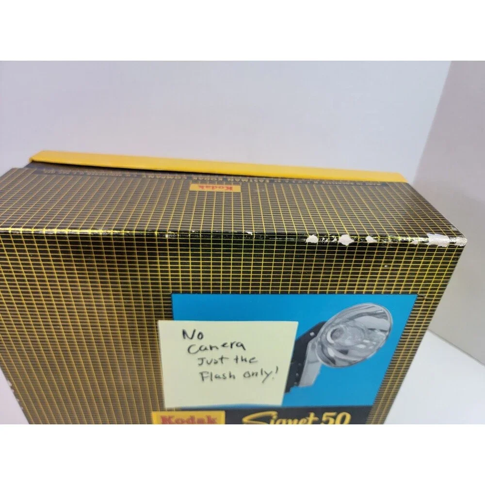 Vintage Kodak Kodalite Super-M4 Flasholder GE 5B Bulbs Signet 50 Box No Camera